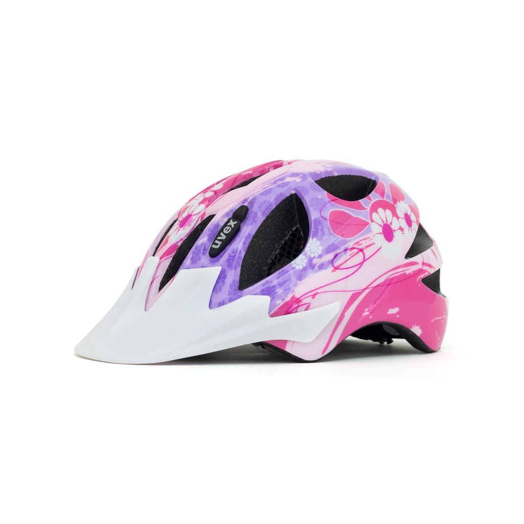 bike helmet purple flowers toddler Hero by Uvex Germany 