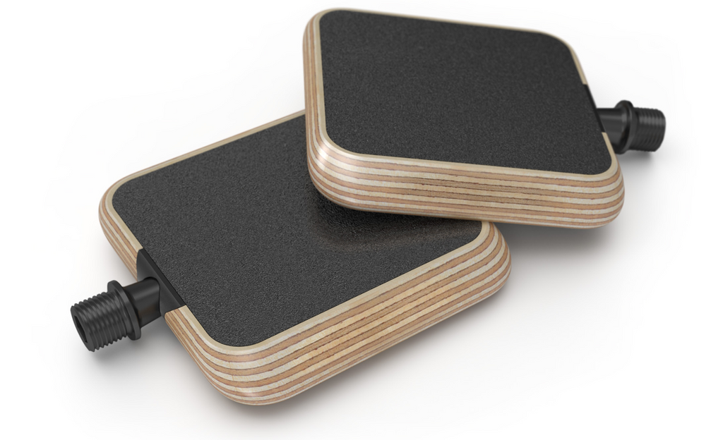 moto urban pedal Wood Veneer Platform Pedals Kopfumfang:63 - 64 cm Reparaturen – Blüthner Fahrradrahmenbau Category:Trekkingrad_17 kg