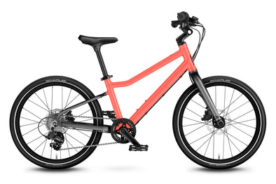 WOOM EXPLORE 4-Neon Coral- 20" Kids Bike- Tikesbikes