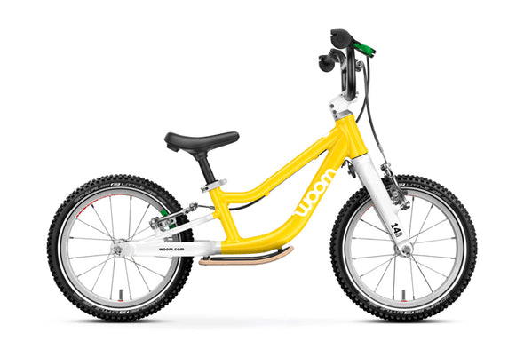 WOOM GO 1 PLUS Balance Bike vibrant yellow - tikes bikes