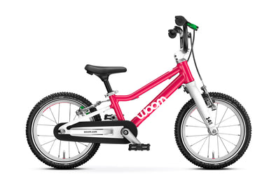 WOOM GO 2 Kids Bike 14"- hot pink - Tikes bikes