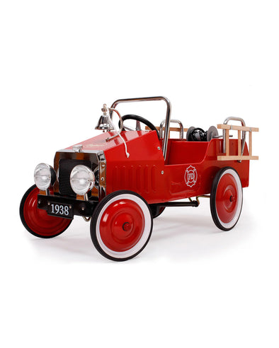 Baghera Ride-On Fireman Pedal Car-tikesbikes