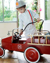 Baghera Ride-On Fireman Pedal Car- tikesbikes