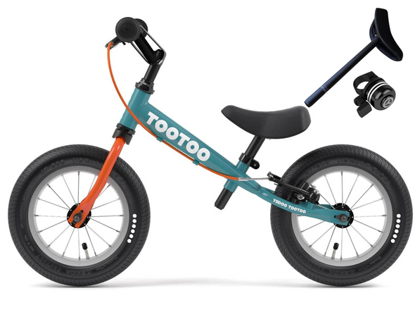 TooToo Blue Lagoon 12" Balance Bike by Yedoo