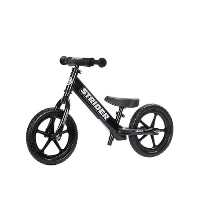 Strider 12" PRO Aluminum Balance Bike-Black-TikesBikes 