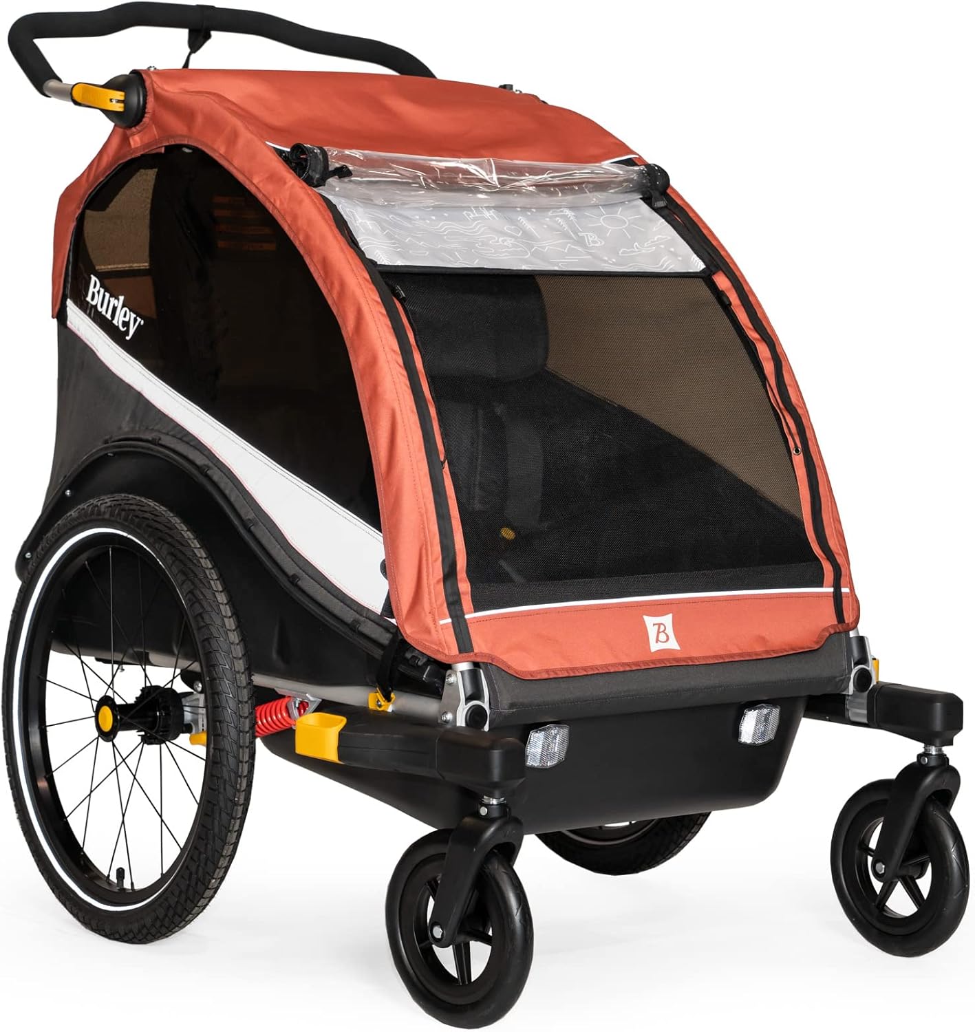 Burley Cub X 2 Seat Kids Bike Trailer and Stroller Tikes Bikes