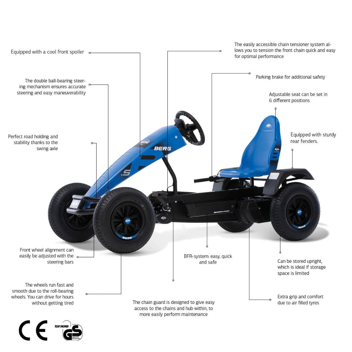 Berg Basic B.Super Blue Go Kart