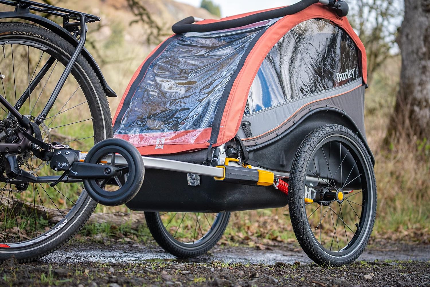 Burley Cub X 2 Seat Kids Bike Trailer and Stroller Tikes Bikes