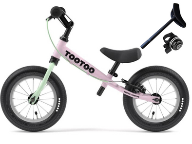TooToo Pink Lemonade 12" Balance Bike by Yedoo