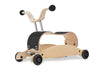 Wishbone Mini-Flip 3 in 1 Walker Ride-On, black