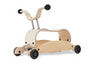 Wishbone Mini-Flip 3 in 1 Walker Ride-On, vintage white