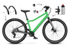 WOOM EXPLORE 5- Ninja Green- 24" Kids Bike with bundle- Tikes Bikes