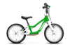 WOOM 1 Plus 14" Balance Bike- green- Tikes BIkes