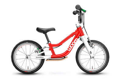 WOOM 1 Plus 14" Balance Bike- red- Tikes BIkes