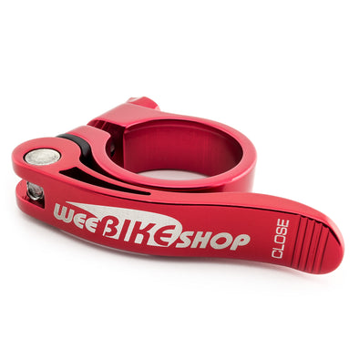 WeeClamp™ 31.8mm Quick Release Red Seat Clamp by Weebikeshop