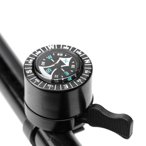 Compass Bicycle Bell in Black - Tikes Bikes