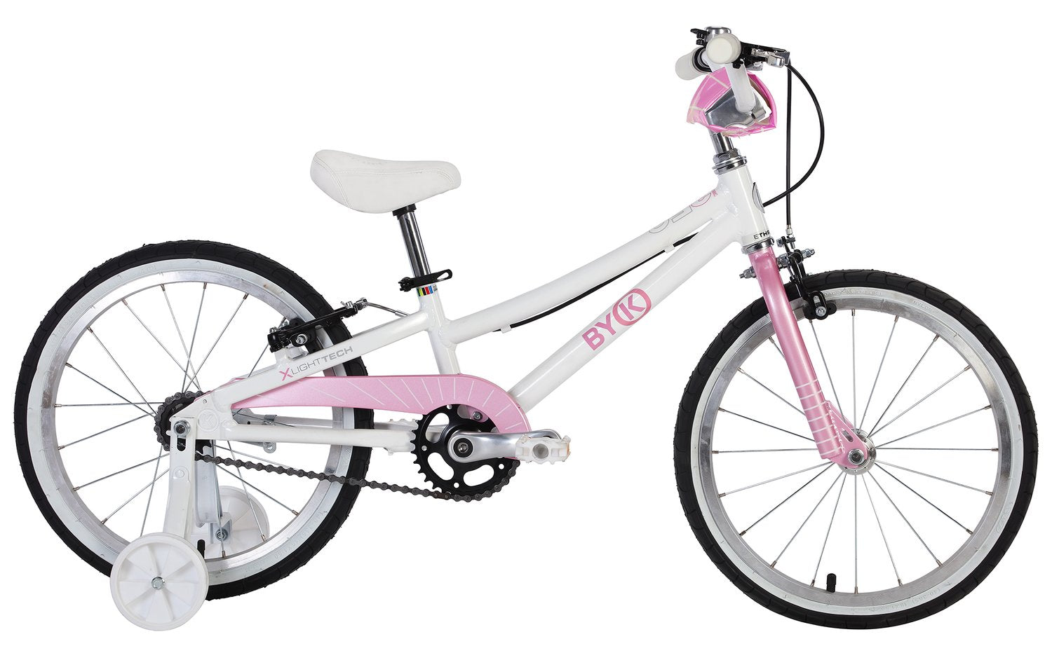 Byk e350 training wheels clearance