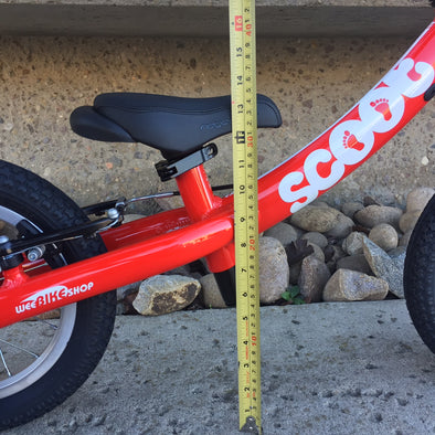 WeeDropper™ Seat Lowering Kit for Scoot Balance Bikes