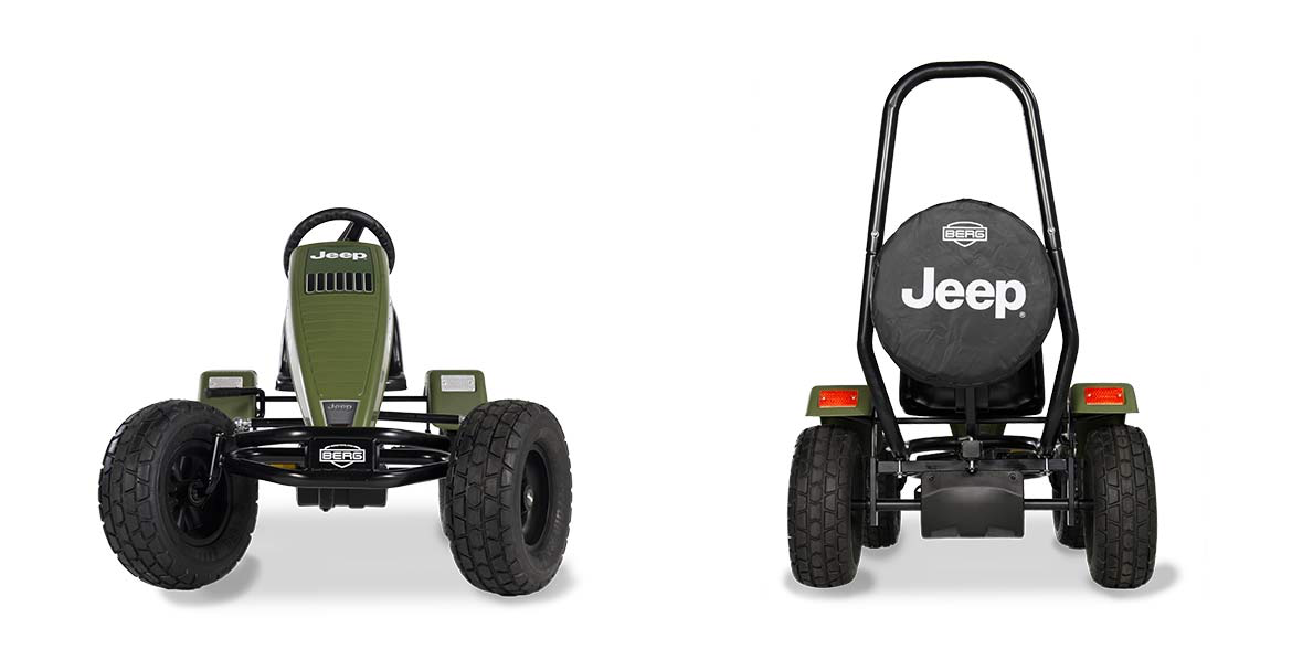 berg gokart jeep adventure pedal-gokart Berg Off Road JEEP Revolution Pedal Go Kart -