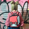 Spaceman Backpack Junior - Color Me - Waremelon red- Tikes Bikes