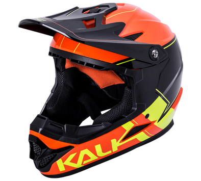 Kali Zoka Youth Switchback Full-Face Helmet Gloss Orange