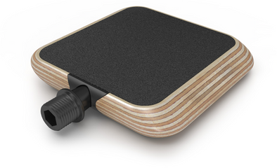 MOTO Wood Veneer Platform Pedals "Classic"