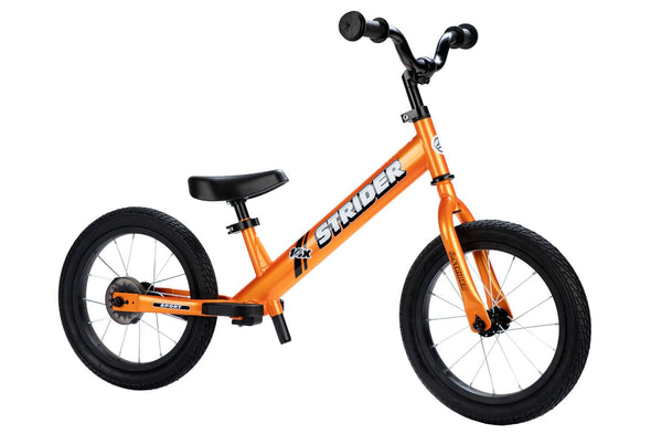 Strider 14x Convertible Balance Bike-tangerine-TikesBikes 