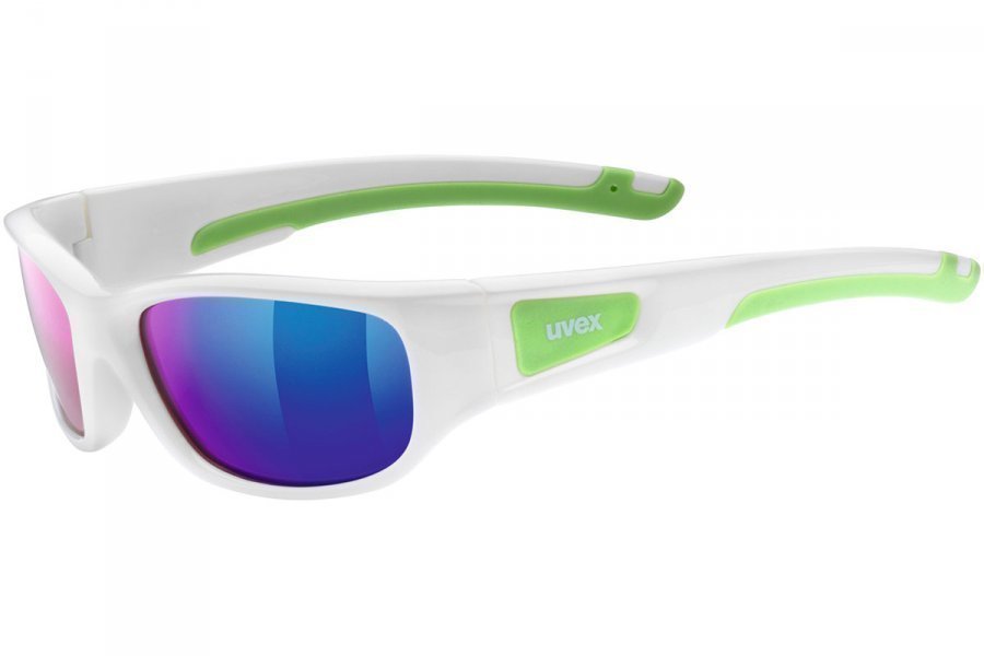 uvex sonnenbrille sport Uvex White-Green Sportstyle 506 Kids Sunglasses